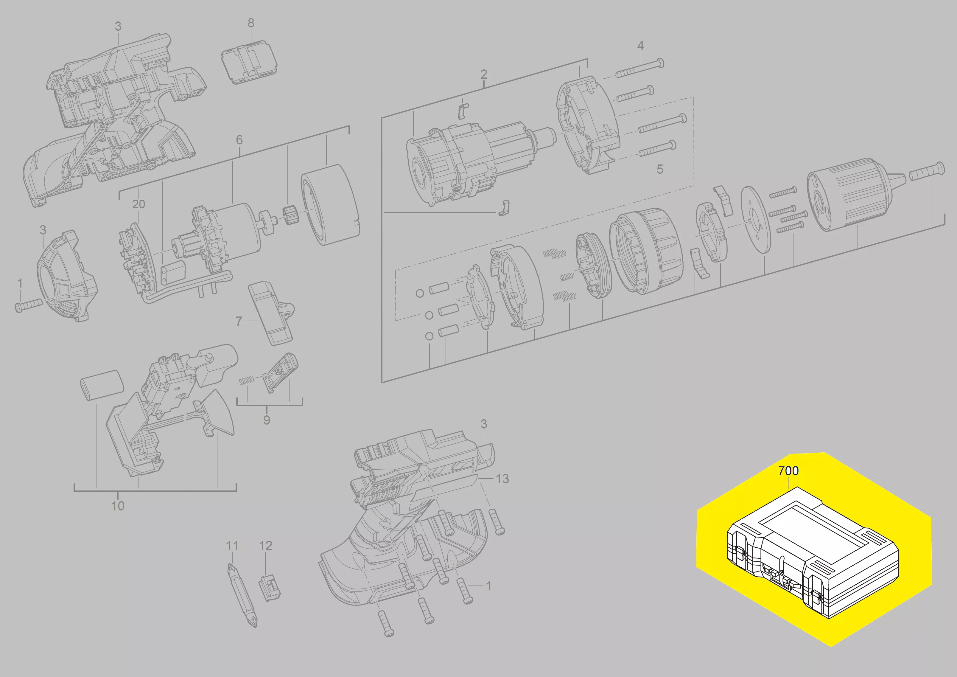 Valise de transport réf. 300912493 AEG